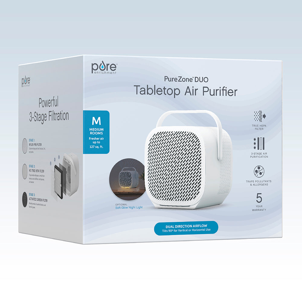 PureZone™ DUO Tabletop Air Purifier - Image 8