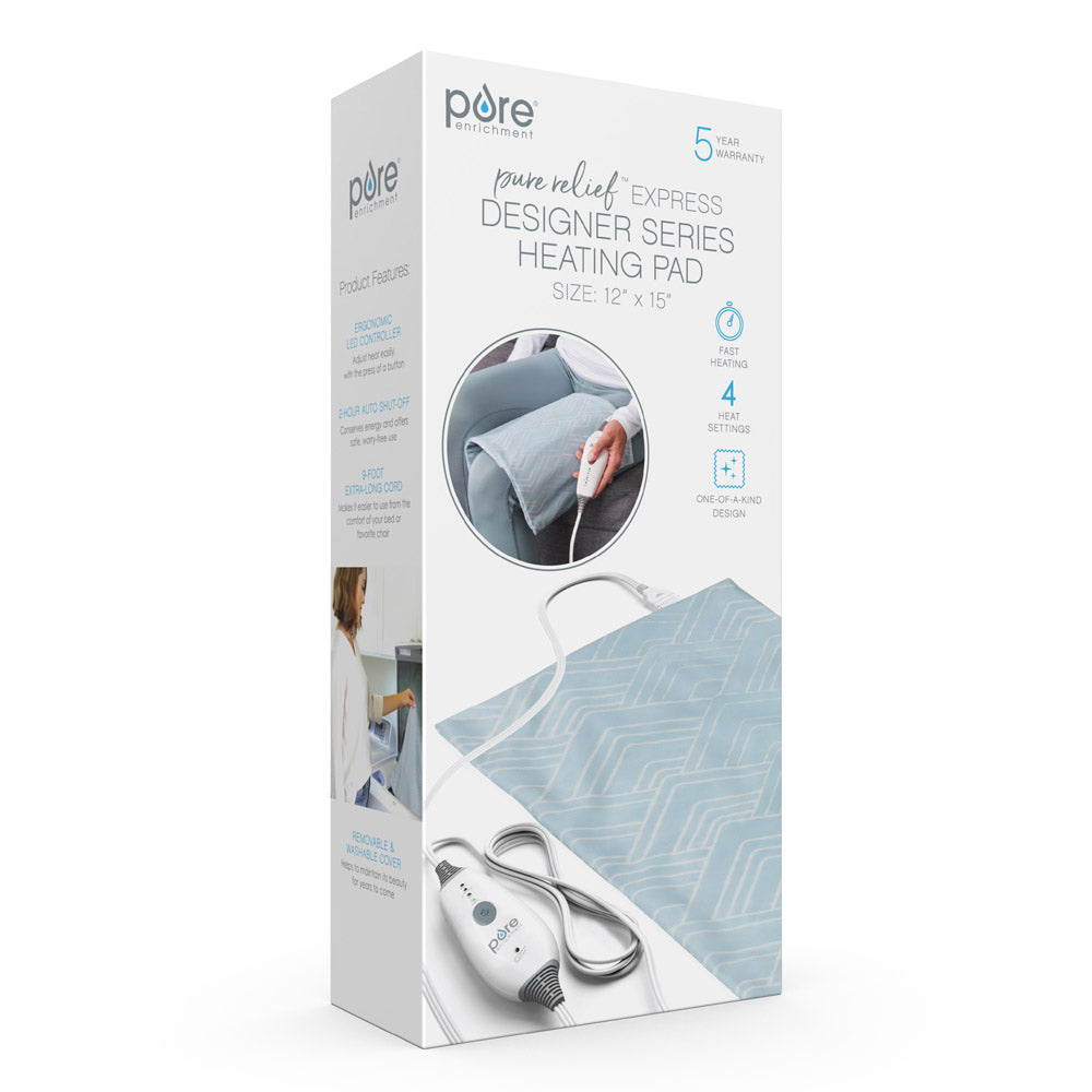 PureRelief Express Designer Series Heating Pad 12 x 15 - Image 8