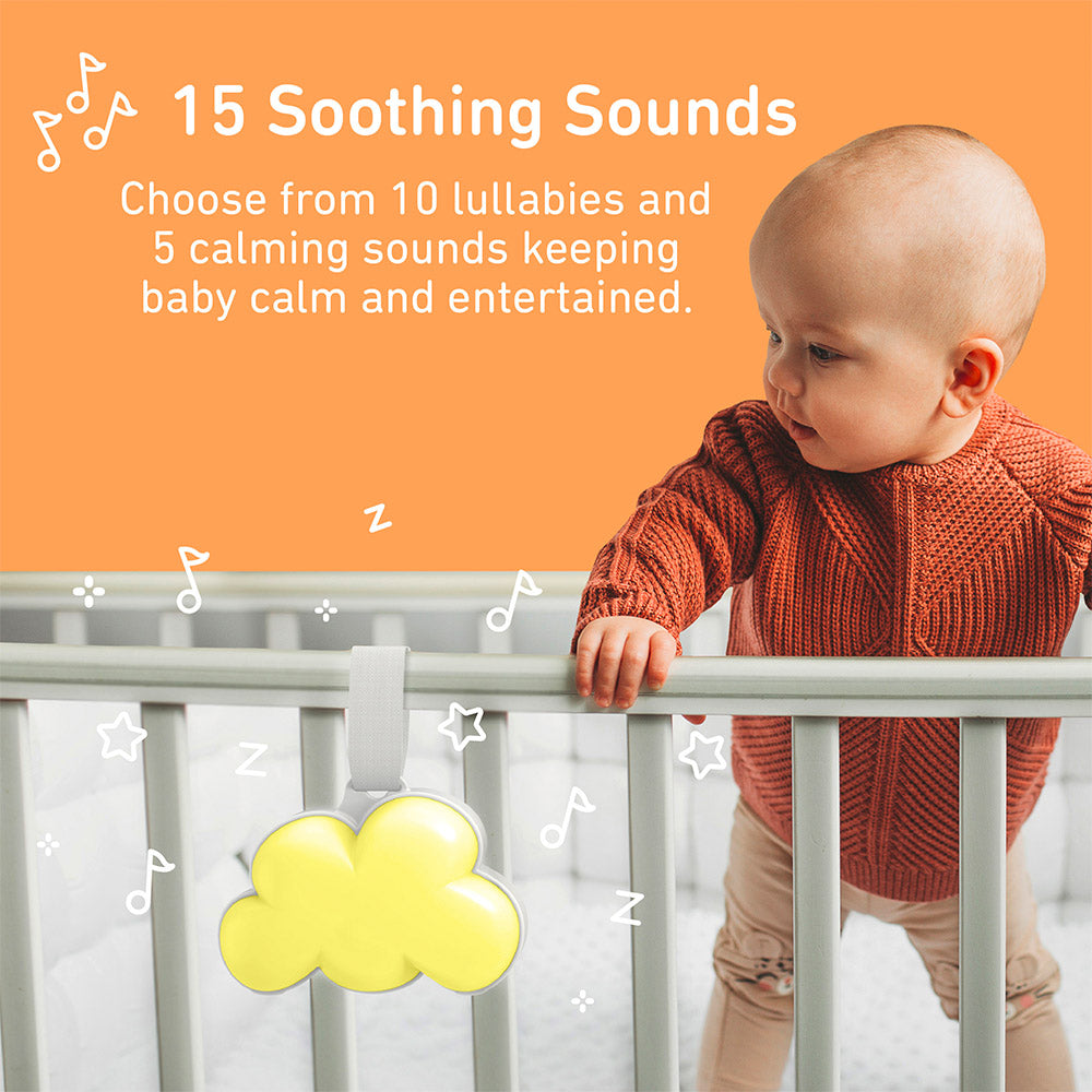 PureBaby® Cloud Portable Sound Machine and Night Light - Image 2