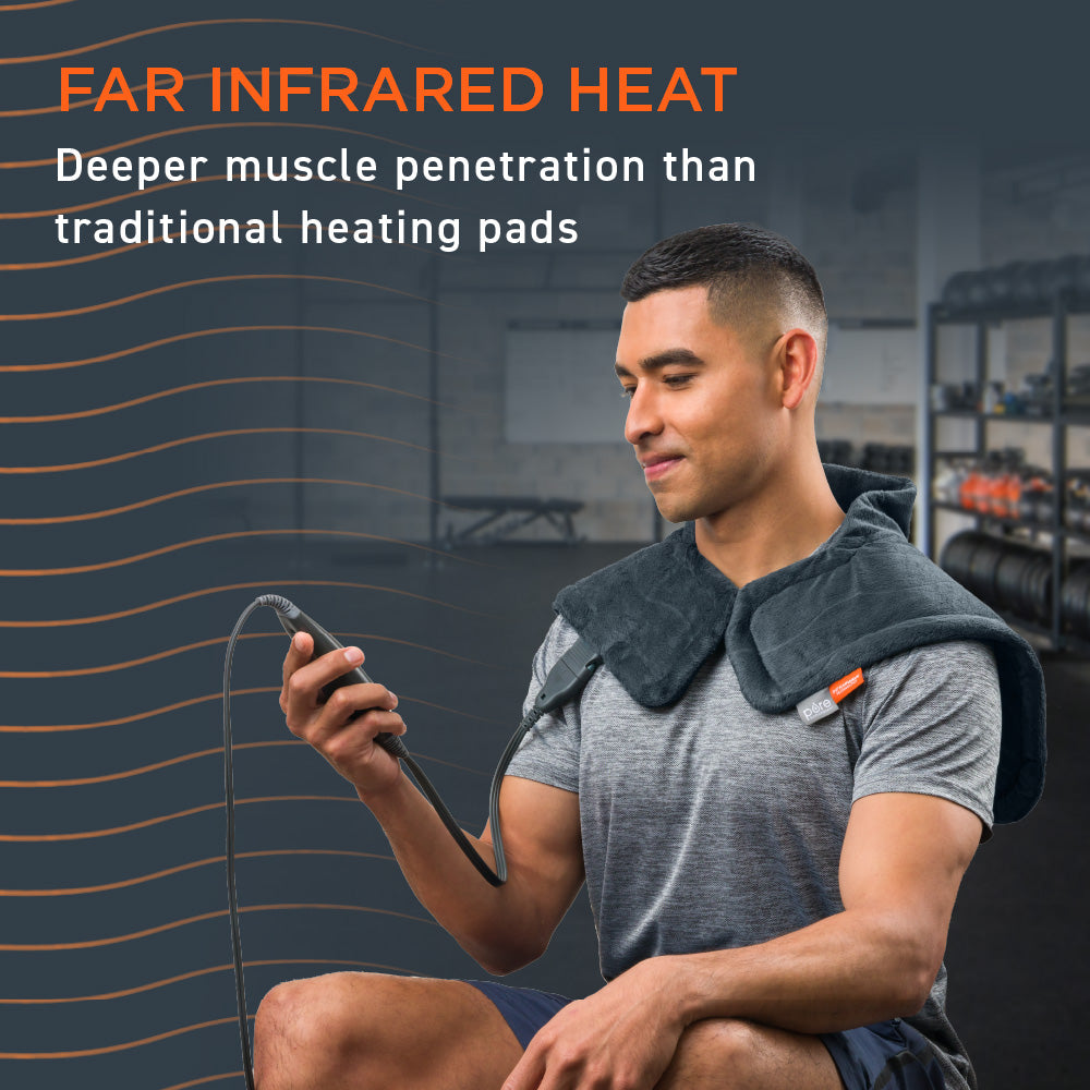 PureRelief Pro Far Infrared Neck & Shoulder Heating Pad - Image 2