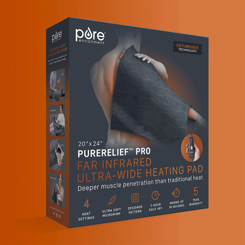 PureRelief Pro Far Infrared Ultra-Wide Heating Pad - Image 7