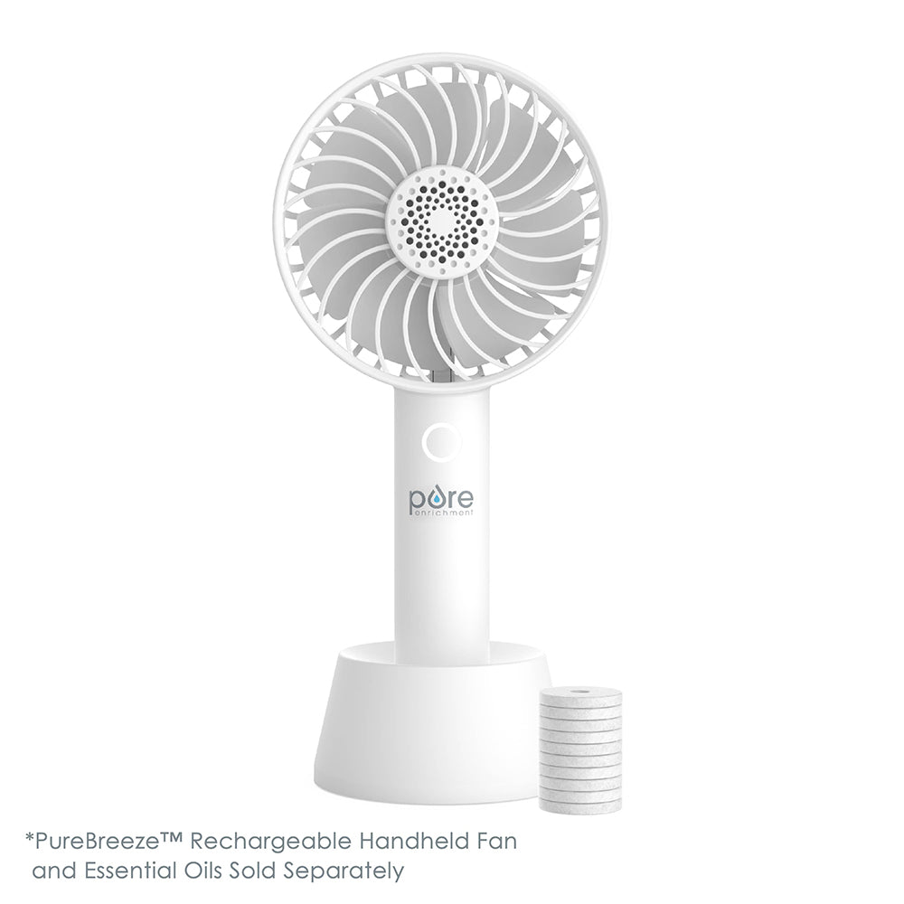 PureBreeze™ Rechargeable Handheld Fan Refill Scent Pads (10-Pack) - Image 4