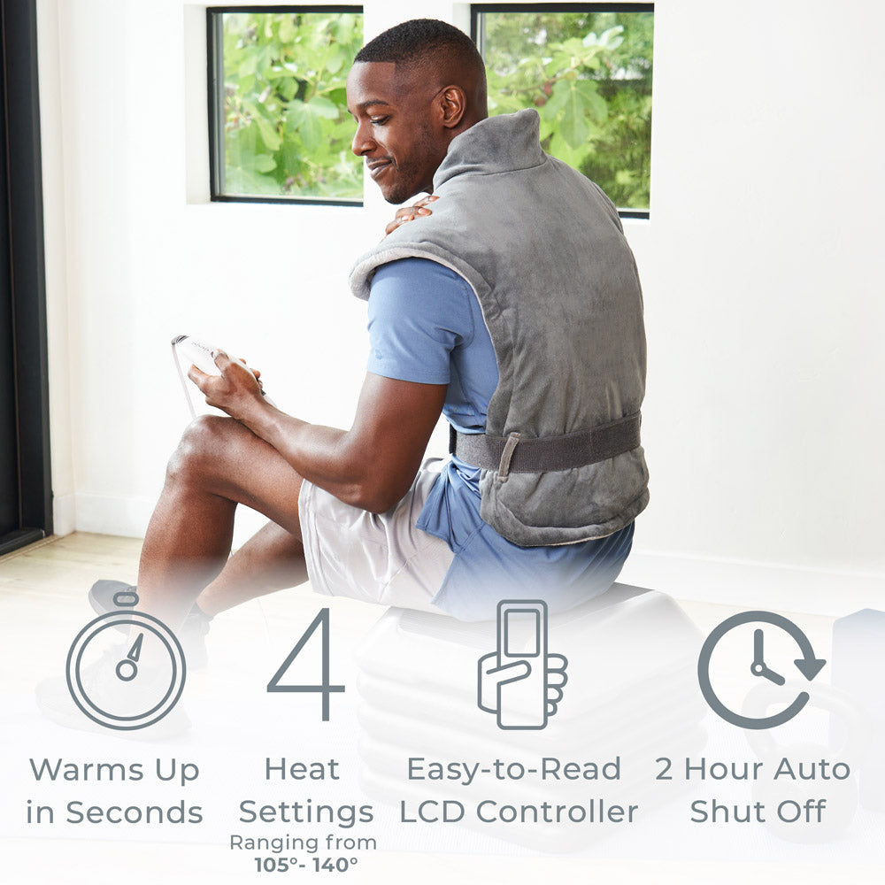 PureRelief XL Extra-Long Back & Neck Heating Pad - Image 3