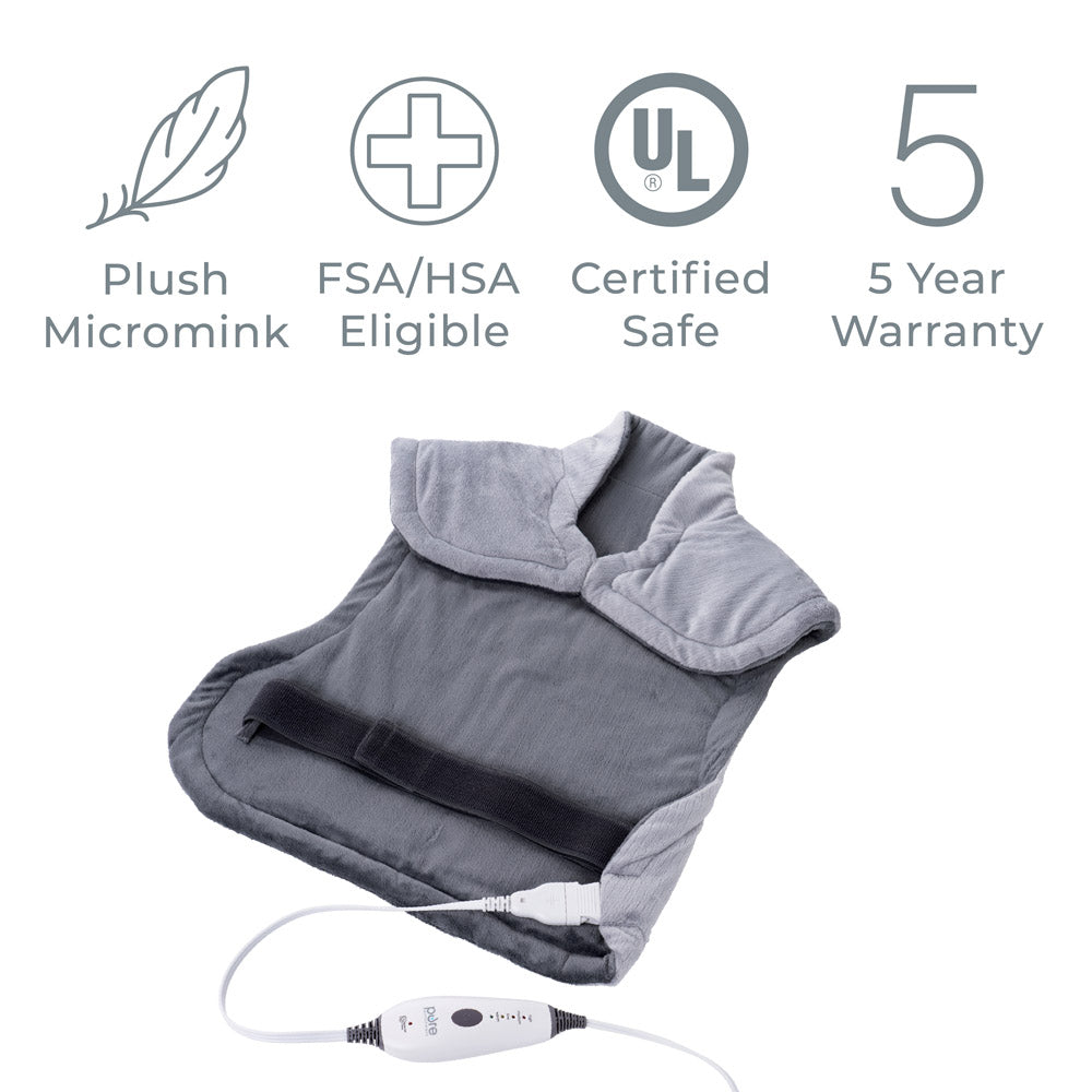 PureRelief XL Extra-Long Back & Neck Heating Pad - Image 6