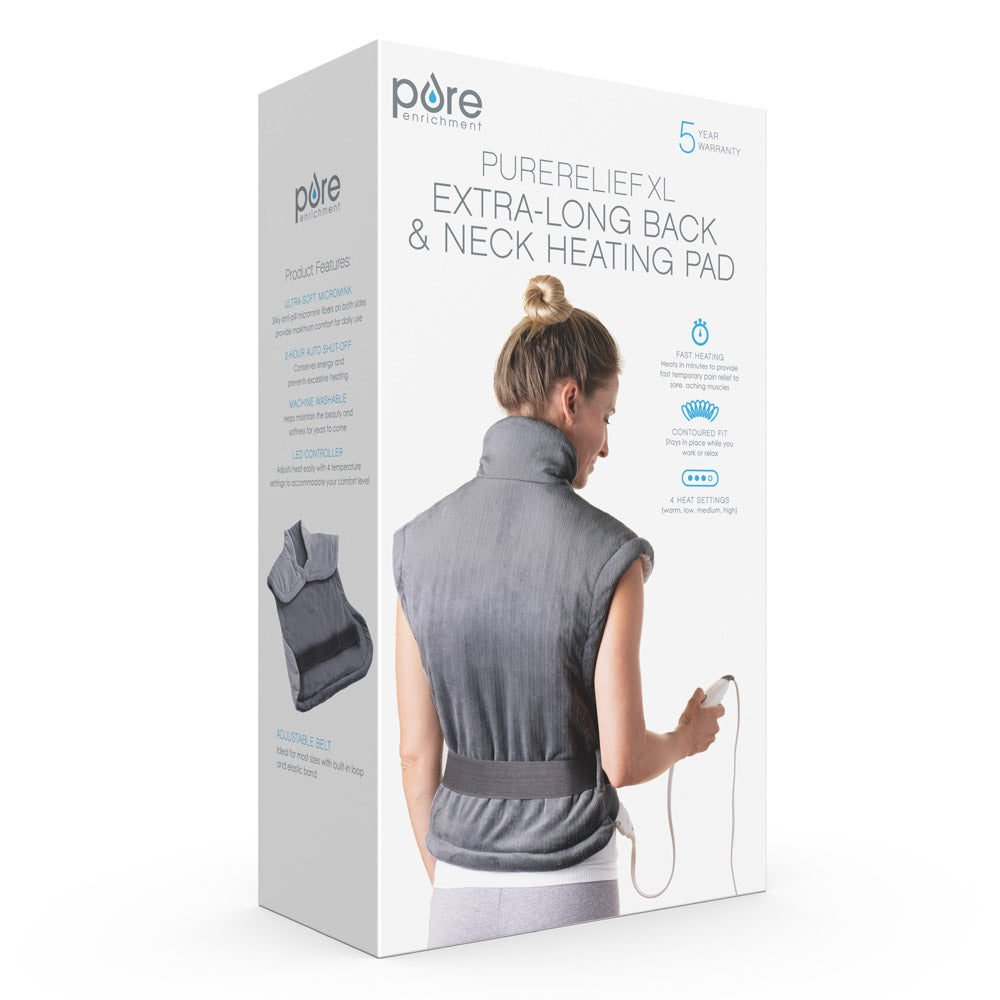 PureRelief XL Extra-Long Back & Neck Heating Pad - Image 9