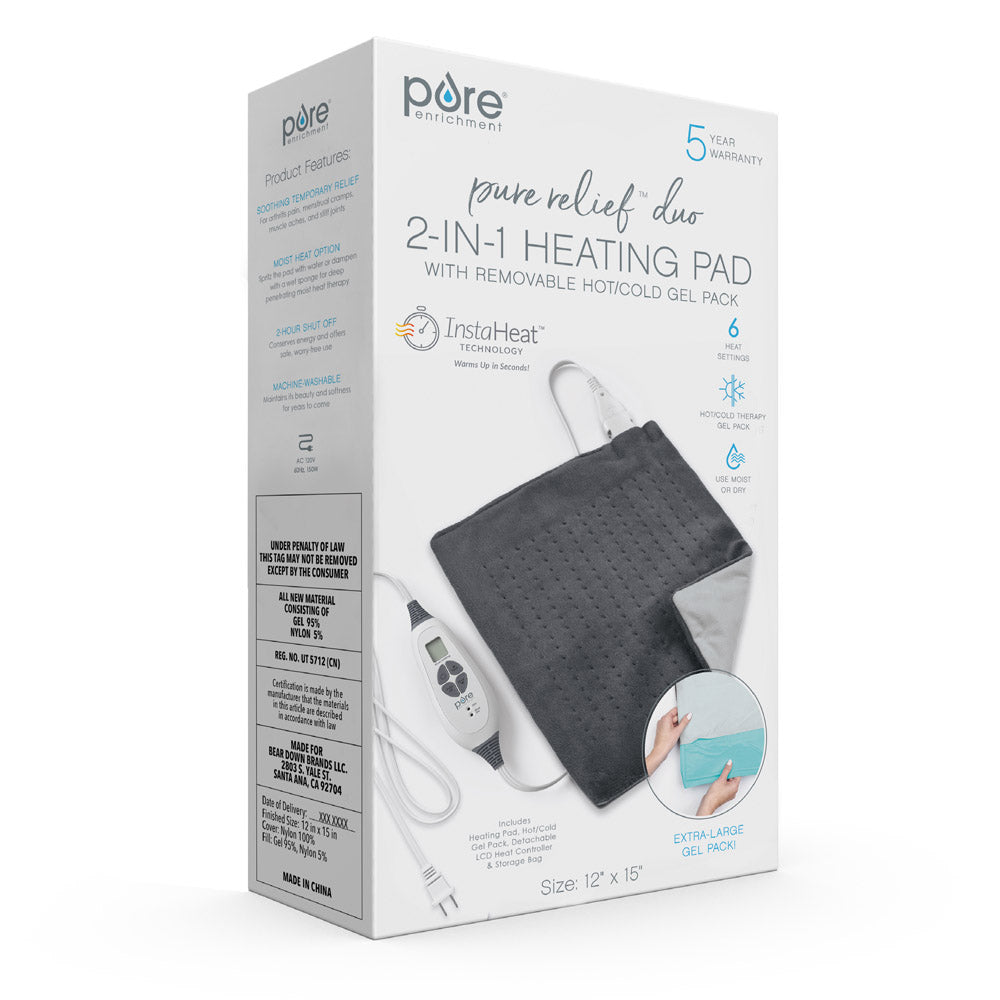 PureRelief Duo 2-in-1 Heating Pad - Image 7