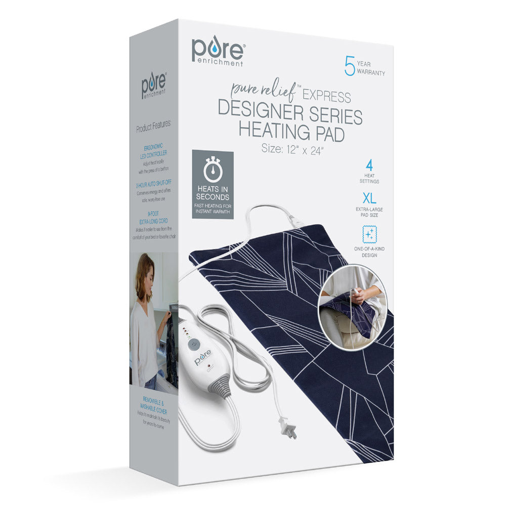PureRelief Express Designer Series Heating Pad 12 x 24 - Image 7