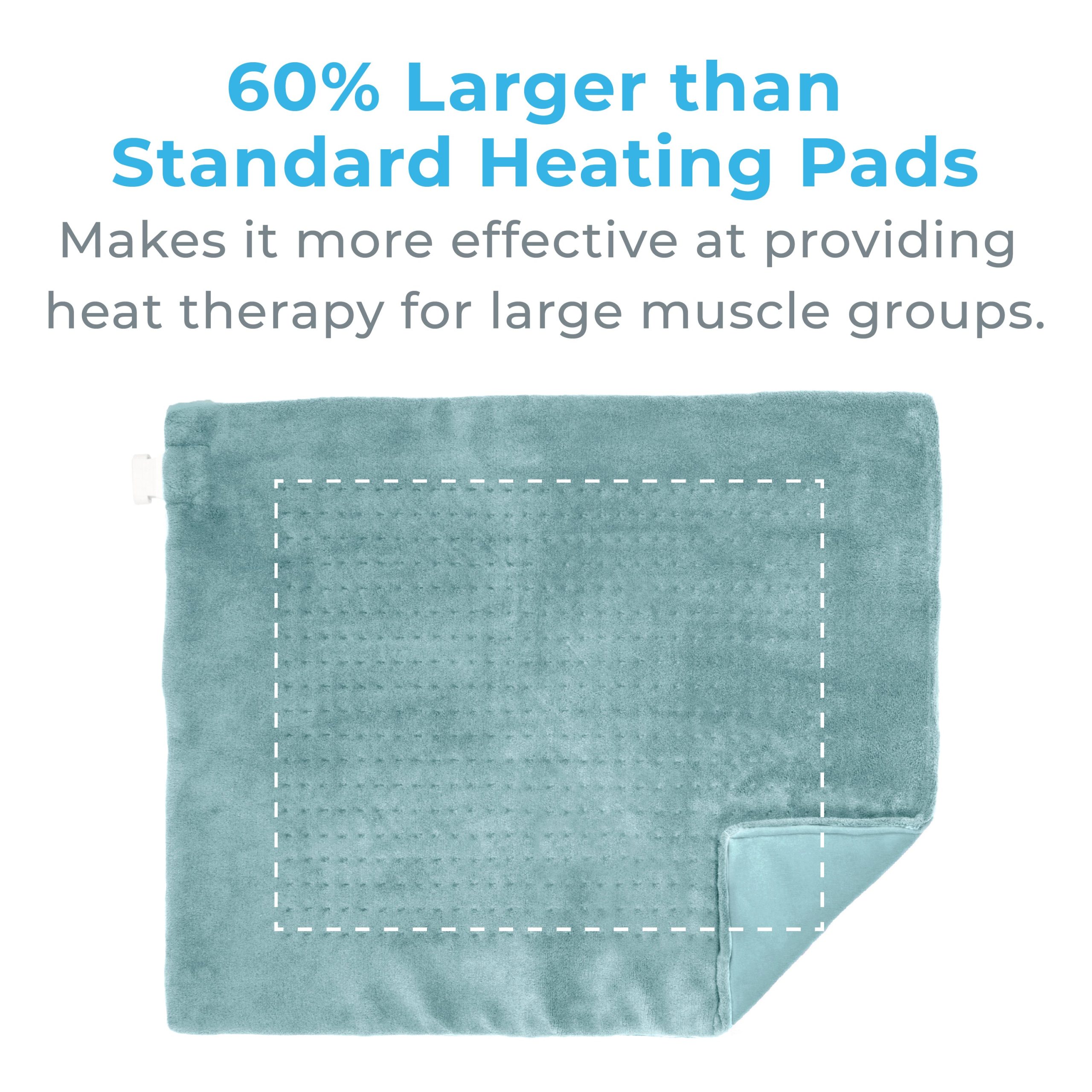 PureRelief XXL Ultra-Wide Microplush Heating Pad - Image 14