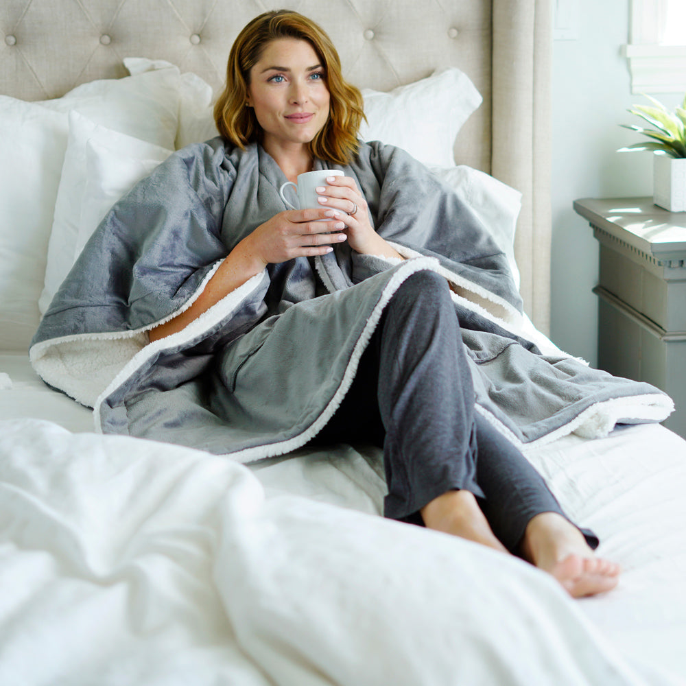 PureRelief Plush Heated Shawl - Image 2
