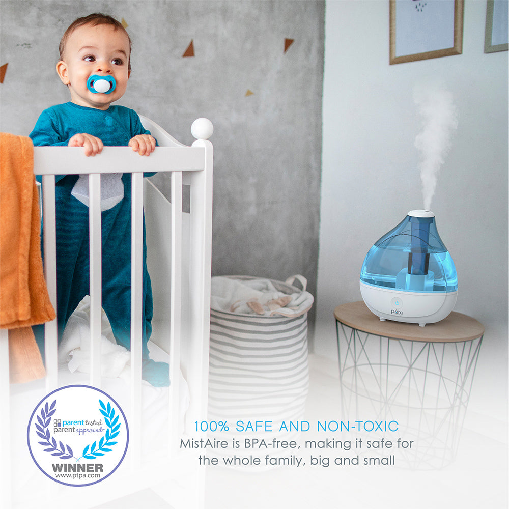 MistAire™ Studio & Ultrasonic Cool Mist Humidifier Bundle - Image 8