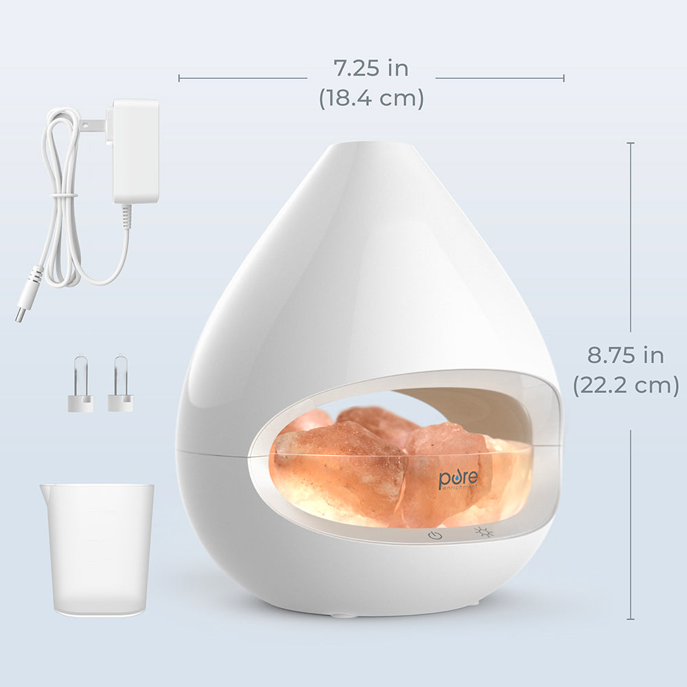 PureGlow™ Crystal Himalayan Salt Rock Lamp & Essential Oil Diffuser - Image 8